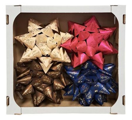 Rozeta JUMBO Vánoční 1 ks