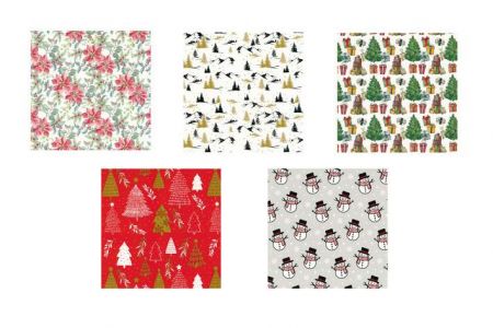 Papír 0,7x10m 60g PAW Vánoční /25/