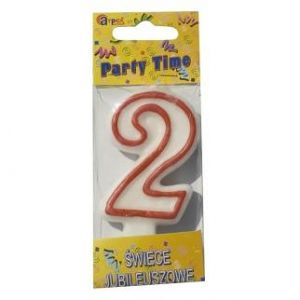 Svíčky dortové čísla 2 ARPEX