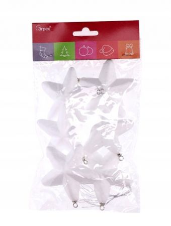 AX polystyren. dekorace hvězdičky s háčky