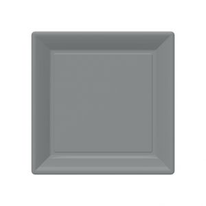 Talíř EKO PM 23x23 cm 20ks šedý