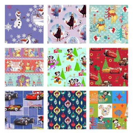 Papír 0,7x2m Disney - Vánoční
