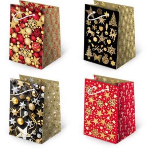 Tašky dárkové PAW SC T5-L Červeno černé