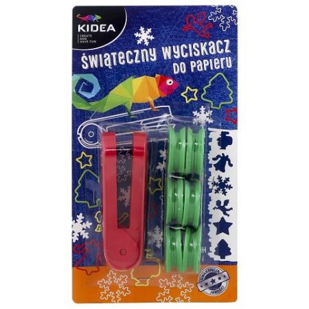 DRF KIDEA děrovačka na papír 6 motivů Vánoce