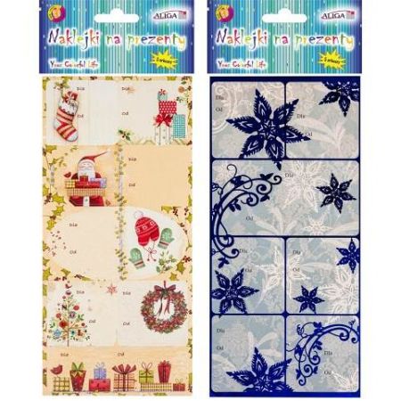 ALIGA samolepka NKX-2365 na dárky 5 archů