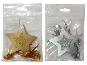 IMP jmenovky na dárky s glitry 12ks mix v balení