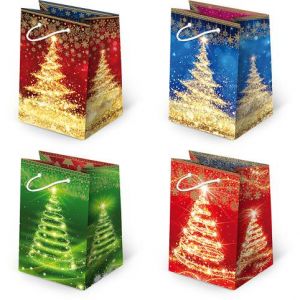 Tašky dárkové PAW SC T5-L Červeno černé