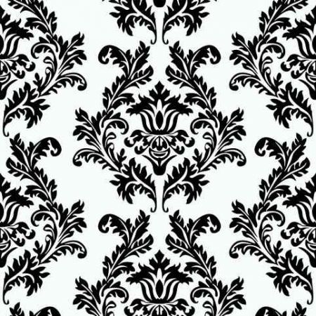 Ubrousky MAKI L (20ks) White &amp; Black Wallpaper