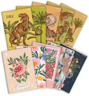 Sešit A5 60 listů Dino & Spring link.