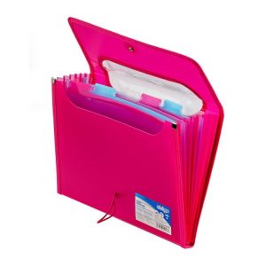 Složka A4 s 6 kapsami STRIGO růžová