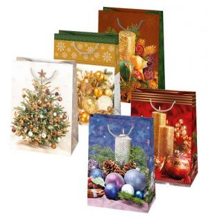 Vánoční papírová taška Pol-Mak T9 sestava 44