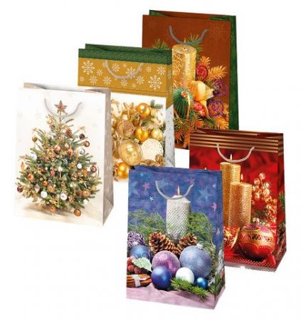 Vánoční papírová taška Pol-Mak T9 sestava 44