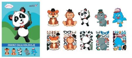 Samolepky zvířátka k dotvoření