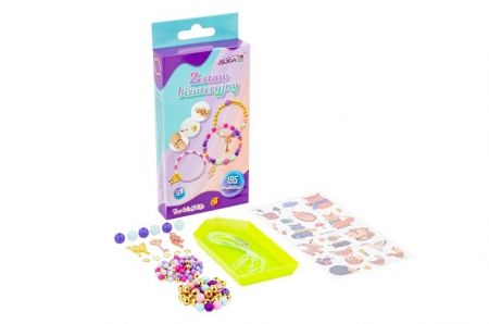 Sada na výrobu šperků stříbrná 195 ks