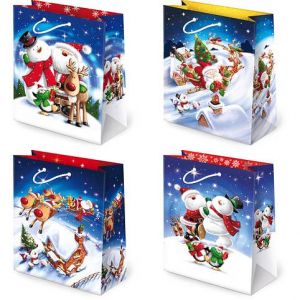 Vánoční papírová taška T-8L sestava 33