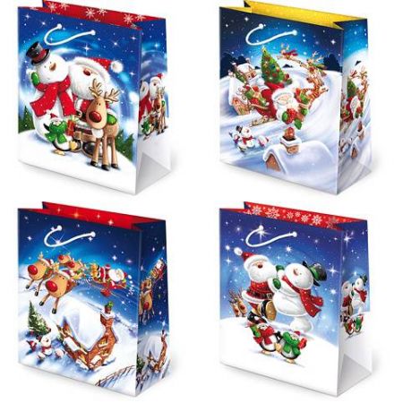 Vánoční papírová taška T-8L sestava 33