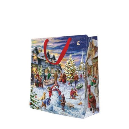 Vánoční taška Paw Christmas Market velká