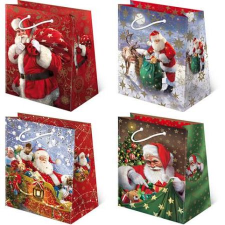 Vánoční papírová taška T-17L sestava 43