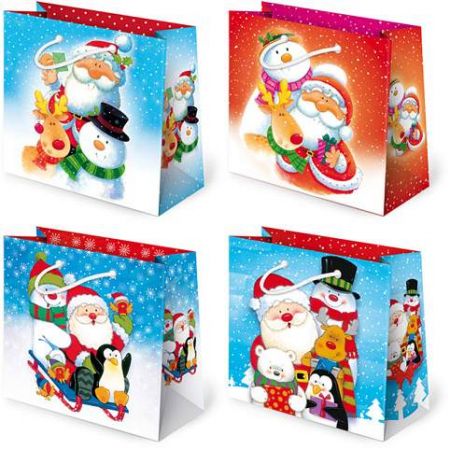 Vánoční papírová taška PAW s.c. T-3L sestava 31