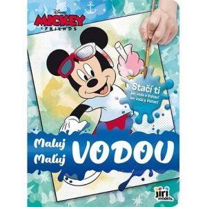 Omalovánky A4 maluj vodou Mickey