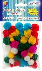 Babule akrylové mix velikosti 60ks s otvorem