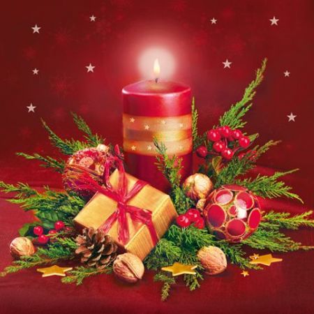 Ubrousky MAKI L (20ks) Red Candle Rich Composition