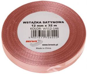 Atlasová stuha 38 mm starorůžová - 146