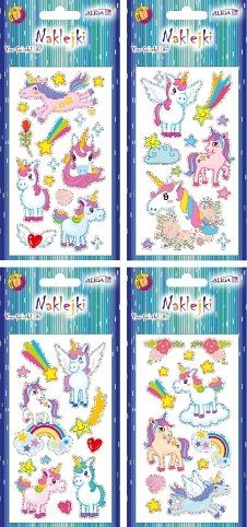 Samolepky laser Jednorožci