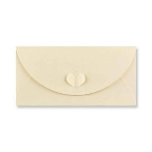 Barevná obálka DL krémová LUX BUTTERFLY