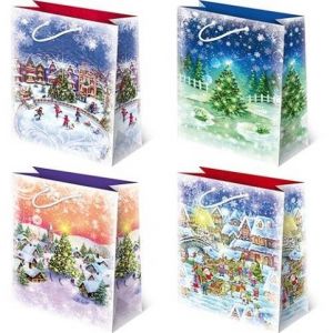 Vánoční papírová taška T-5L sestava 46