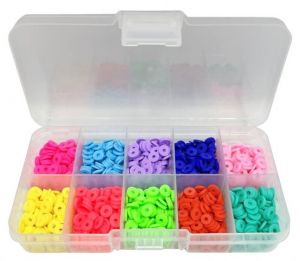 Korálky plastové sada 6mm 40g