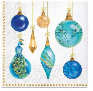 Ubrousky PAW SDL232700 vánoční Peacock collection