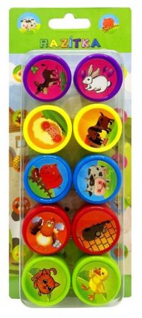 Razítka 10ks domácí zvířátka