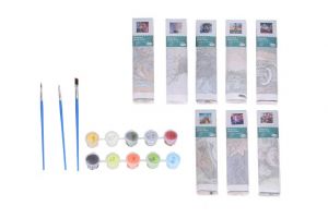 Kreativní set malování podle čísel 30x40 cm MIX