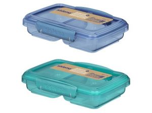 Sistema® Ocean Bound Small Split krabička na svačinu se 2 oddíly 350 ml, mix barev