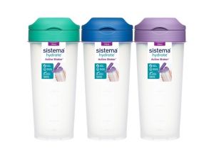 Sistema® Hydrate™ Shaker 750 ml, mix barev