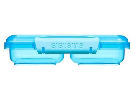 Sistema® Lunch™ Krabička na svačinu se 2 oddíly 350 ml, modrá