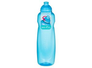 Sistema® Hydrate™ Láhev Helix Squeeze Twist ‘n’ Sip 600 ml, modrá