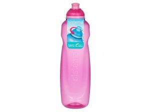 Sistema® Hydrate™ Láhev Helix Squeeze Twist ‘n’ Sip 600 ml, růžová