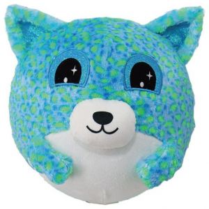 Nafukovací plyšový kamarád - Medvídek modrý 15cm