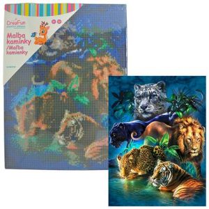 Diamantové malování - Šelmy 30 x 40 cm