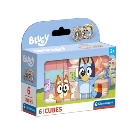 Obrázkové kostky - BLUEY 6 kostek