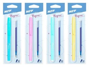 Kuličkové pero gumovací Magico 0,7 modré BLISTR, + náplň