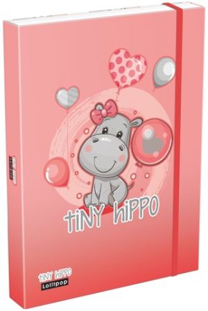 Box na sešity A4 Lollipop Thiny Hippo 24