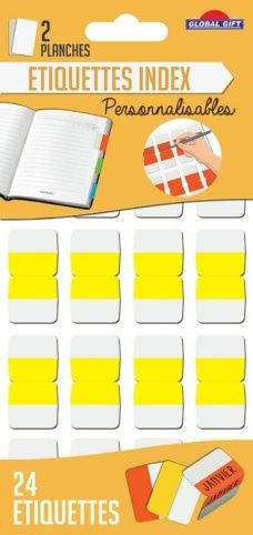 Etikety GG 195302 žluté INDEX
