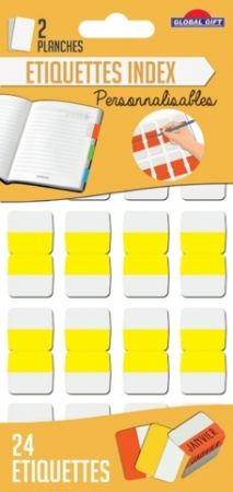 Etikety GG 195302 žluté INDEX