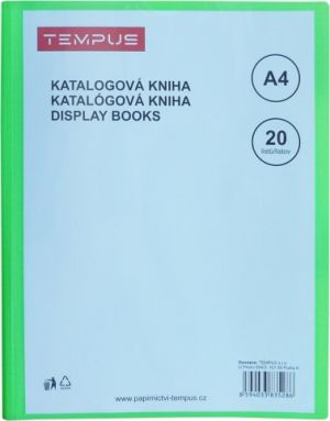 Katalogová kniha Tempus 20 listů zelená