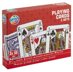 Hrací karty 2x55 karet Canasta v papírové krabičce