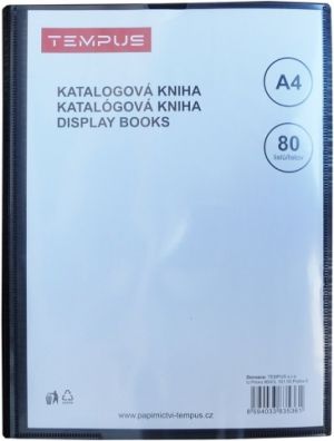 Katalogová kniha Tempus 80 listů černá