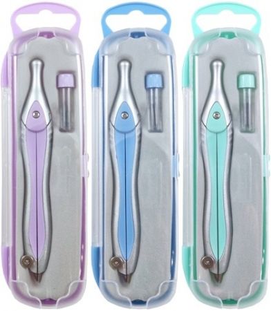 Kružítko Tempus v krabičce - mix pastel.barev - 385